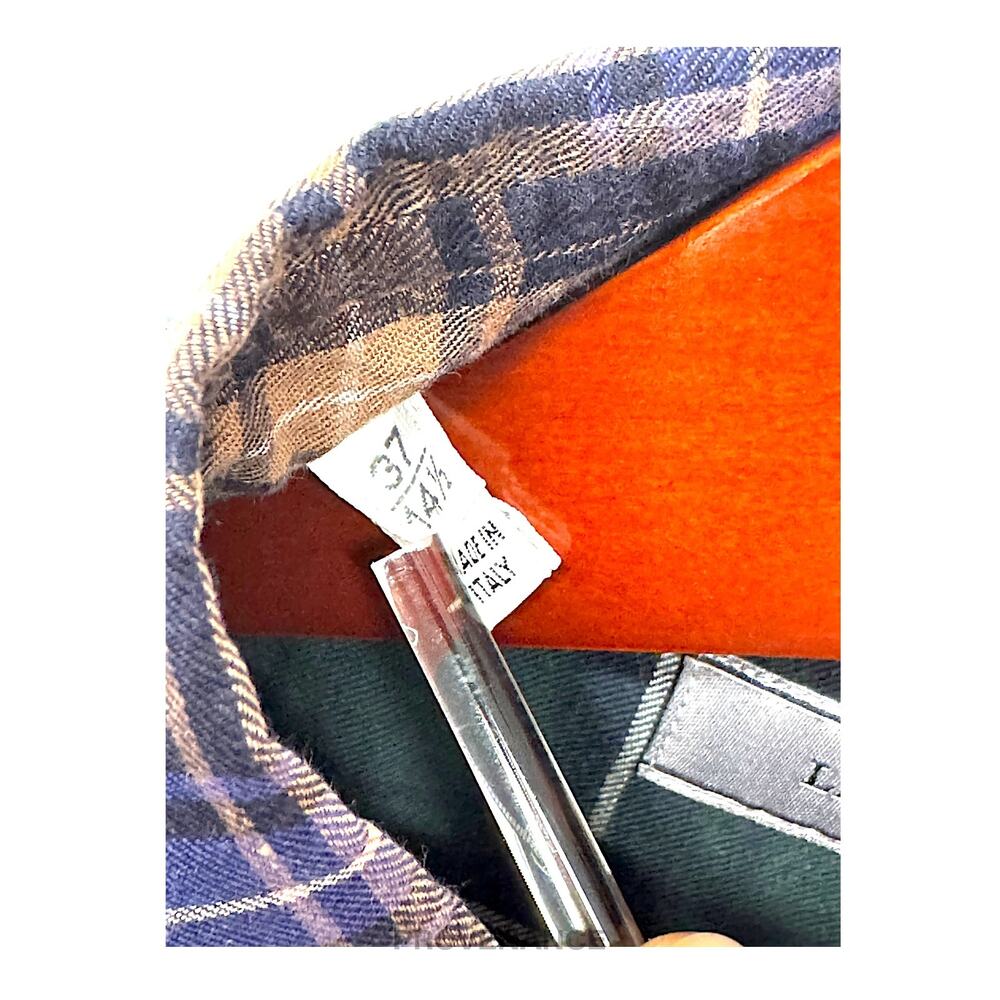 🔴 Lanvin Patchwork Flannel Shirt - Multicolor Pl… - image 8
